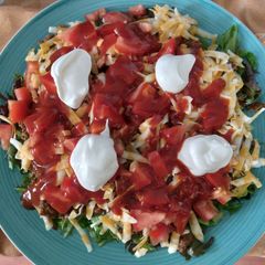 A picture of Taco Salad.