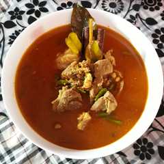 รูปของ Gulai daging kambing(no santan)