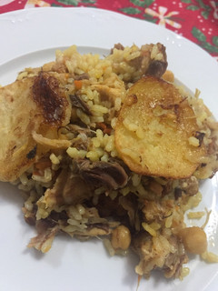 Una foto de Arroz al horno de cocido