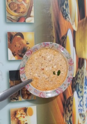 A picture of Coconut 🥥 chutney.