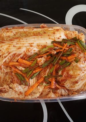 Hình của món Kim chi.