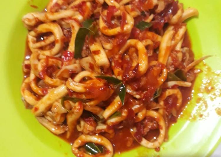 Cumi Sambal Pedas Spesial