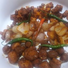 Tandoori PANEER and MUSHROOM A picture of Tandoori PANEER and MUSHROOM.