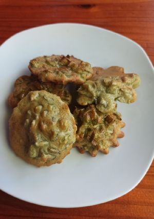 Una foto de Buñuelos de tallos de acelga en Airfryer