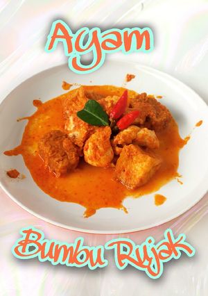 Foto resep Ayam bumbu Rujak