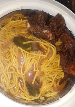 A picture of Super easy and delicious Spaghetti.