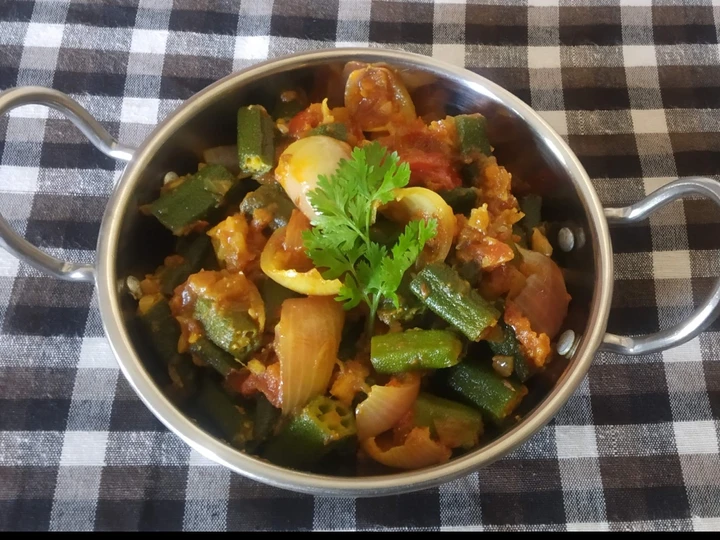 Recipe Bhindi Do Pyaza which So Delicious