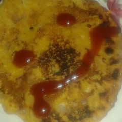 A picture of Besan chila.