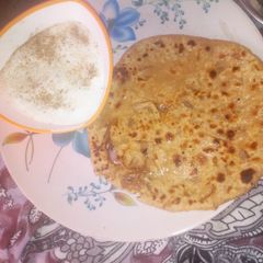 A picture of Aalu Parantha.