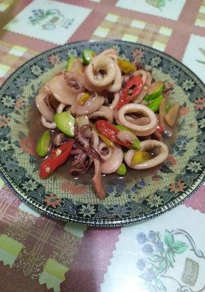Foto resep Tumis cumi pete