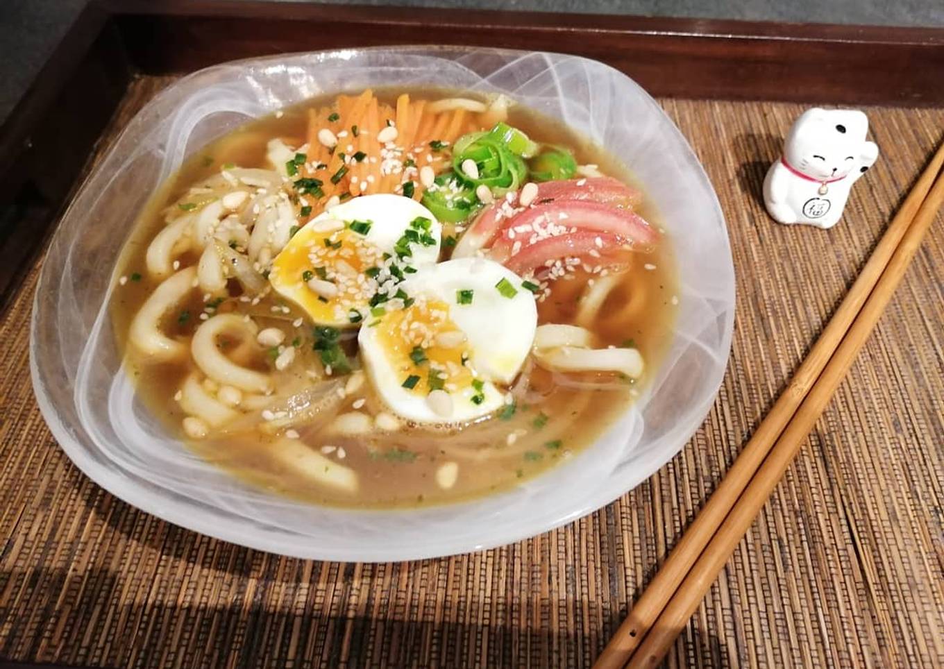 Bouillon de nouilles Udon à ma façon