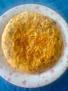 Una foto de Tortilla de patatas en freidora de aire