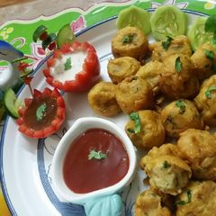 A picture of Batata Vada.