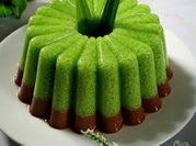 Gambar puding lumut pandan