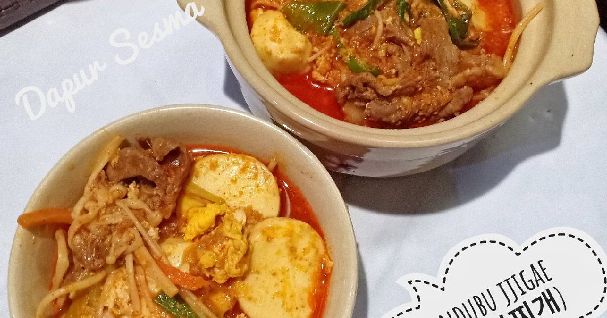 Resep Sundubu jjigae (순두부찌개) oleh Dapur Sesma Cookpad