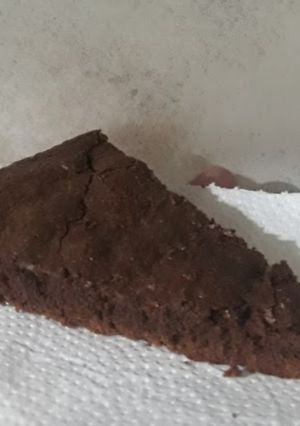 Una foto de Brownie casero