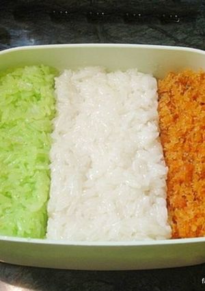 รูปของ ข้าวเหนียวใบเตยหน้ากุ้ง