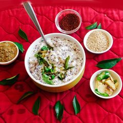 A picture of DHADIYODANAM(TAMIL) Curd rice) REVISITED.