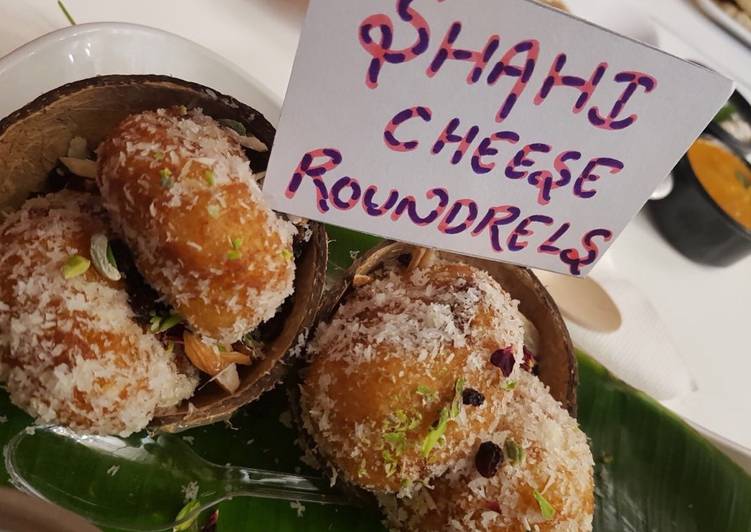 Simple Way to Cook Tasty Shahi cheese roundrels