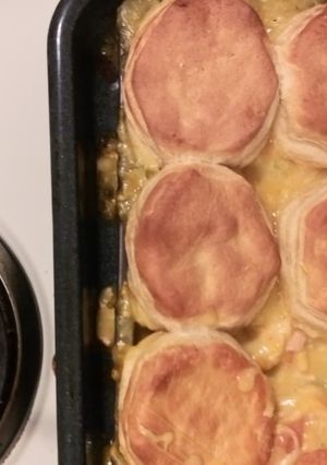 A picture of Chicken pot pie.