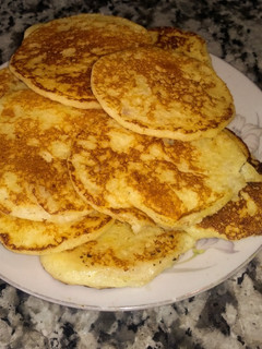 Una foto de Pancakes de arroz sin harina