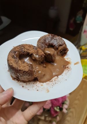 Hình của món Bánh lava milo🍩.