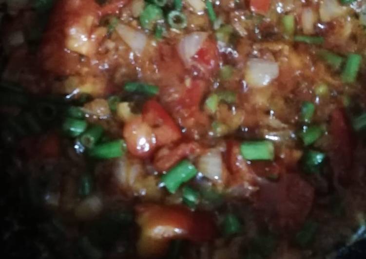 Spring onion masala