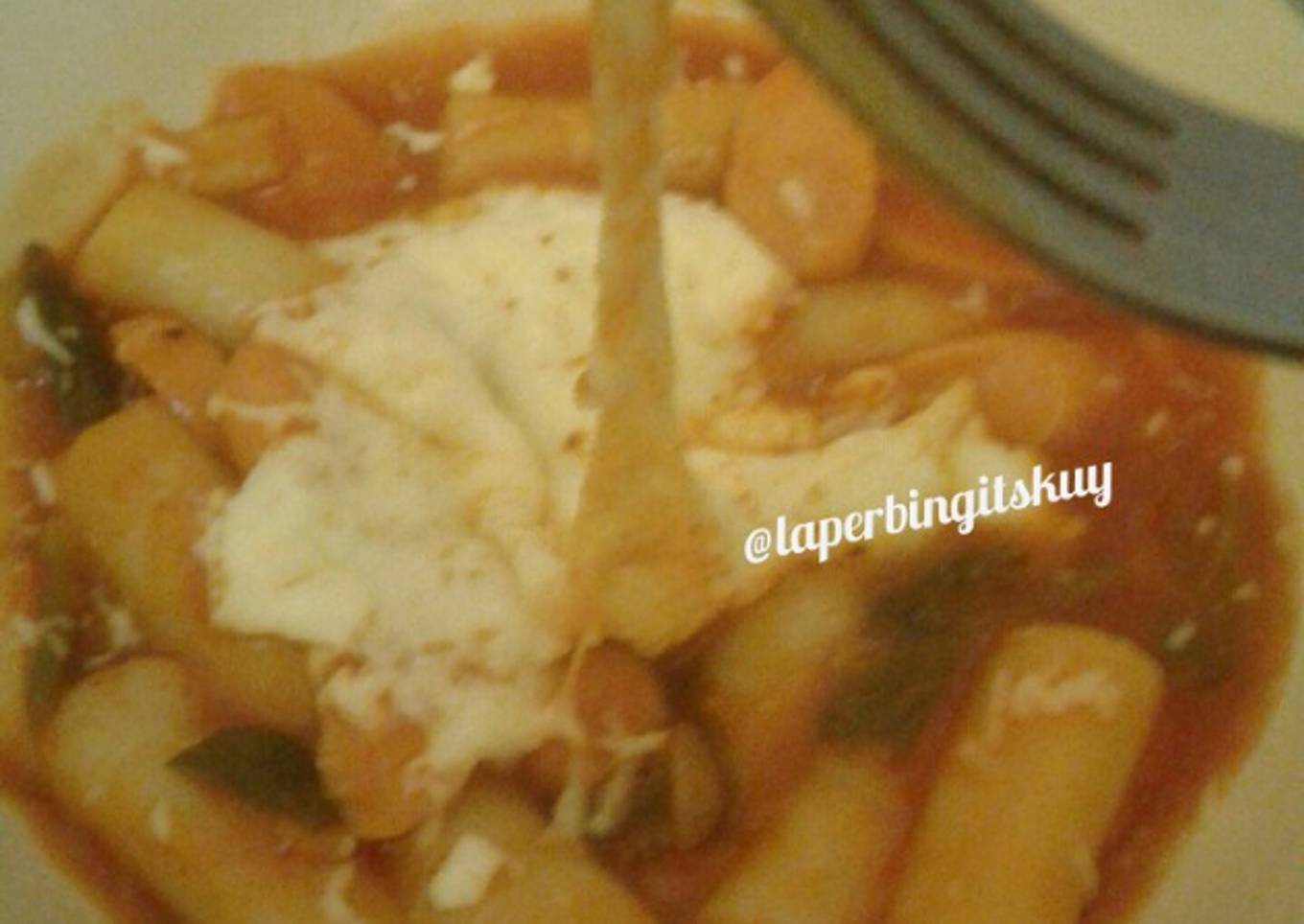 Tteokbokki Sosis Mozarella