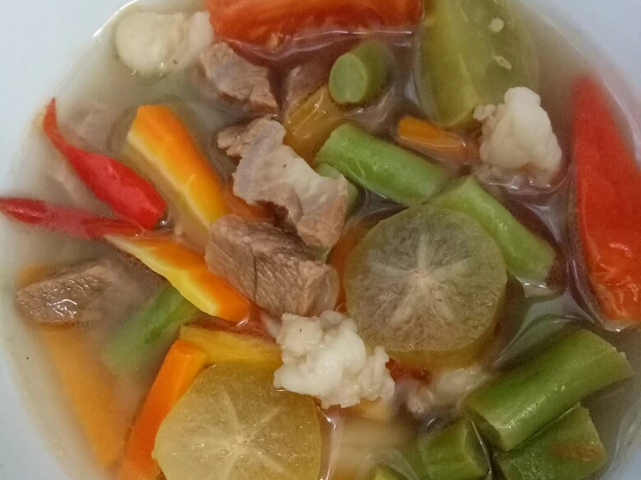 Langkah Gampang Membuat Resep Asem asem tetelan sapi yang  Bikin Ketagihan Anti Ribet, Sempurna