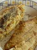 Salmonete frito c/arroz y chía