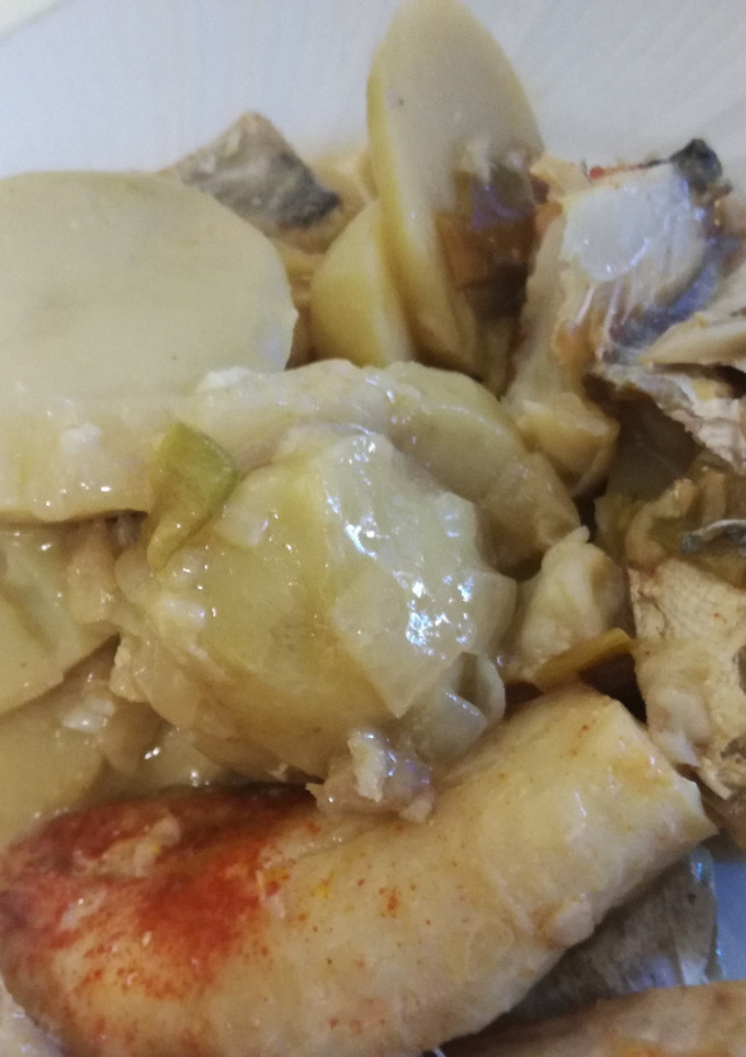 Una foto de Merluza a la Gallega (Olla Gm Alfa)