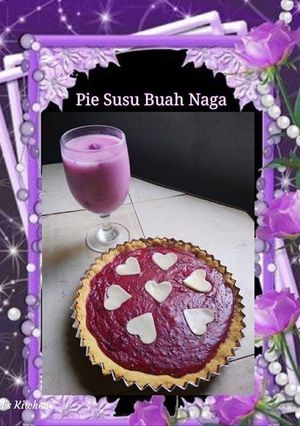 Foto resep Pie susu buah naga