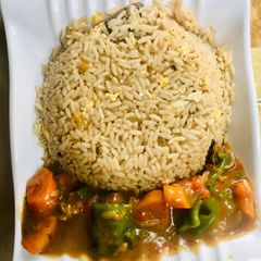 A picture of Arabian rice by salmati kitchen.