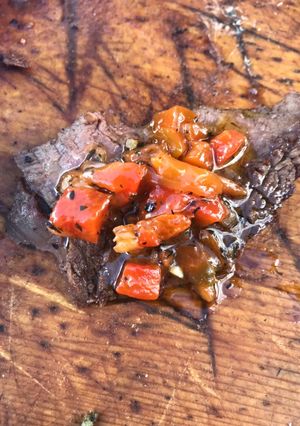 Una foto de Pimentón asado