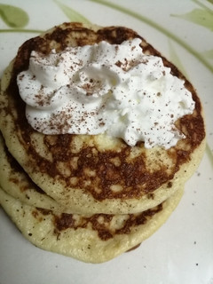 Una foto de Pancakes de Coco