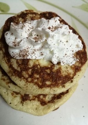 Una foto de Pancakes de Coco