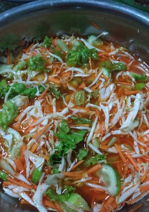 Foto resep Asinan sayur simple