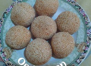 Foto resep Onde Wijen kacang ijo/maco. No Kempes - Isi enak bingitz 😂 (ada step pembuatan)