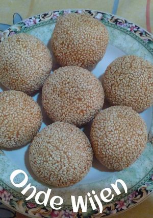 Foto resep Onde Wijen kacang ijo/maco. No Kempes - Isi enak bingitz 😂 (ada step pembuatan)
