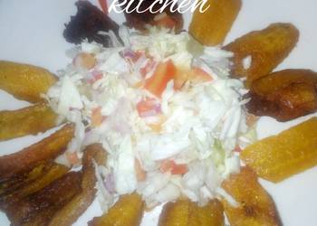 Easiest Way to Prepare Tasty Plaintain with cabbage