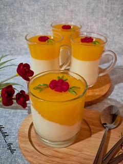 عکسی از دستور محلبی دو رنگ پرتقالی