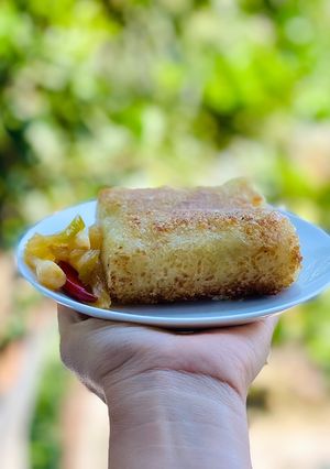 Hình của món Bánh Chưng Chiên.