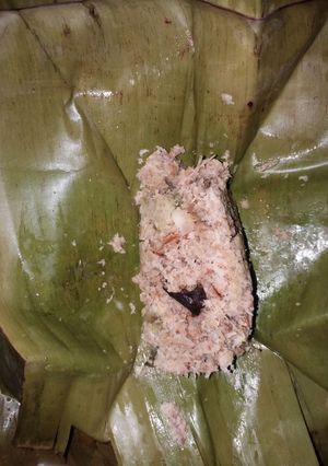 Foto resep Pelas ikan pari asap