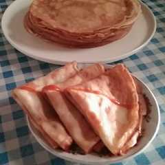 Crêpes à la confiture-レシピのメイン写真