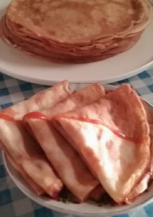Une photo de Crêpes à la confiture