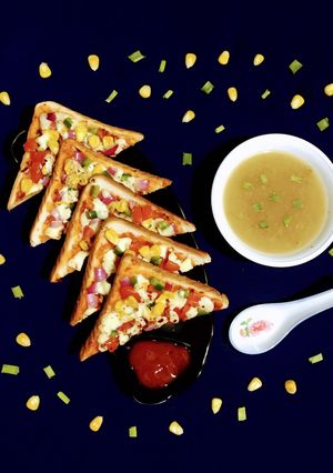 A picture of Bread Pizza.