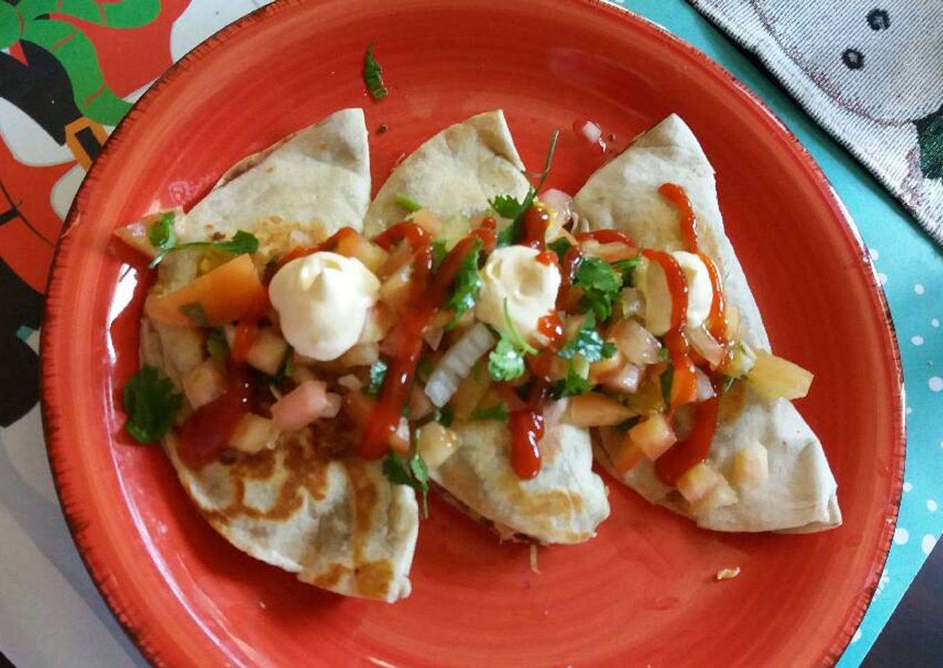 Burritos de pollo