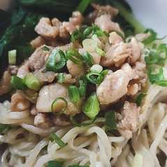 A picture of Mie Ayam Asin.