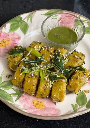 A picture of Gluten Free Veggie Muthiya.