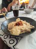 Solomillo a la carbonara